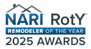 NARI Remodeler of the Year award badge