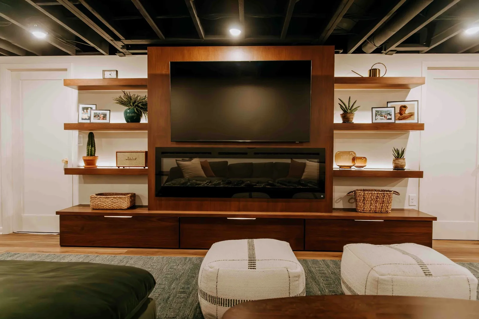 Mid Century Lux, Basement remodel in Powell, Ohio, photo 2