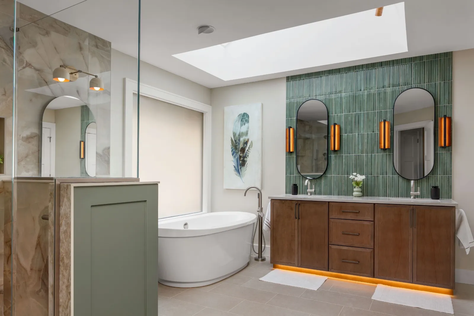 Onyx Spa Primary Bath detail by Gentry Custom Remodeling in Dublin, Ohio