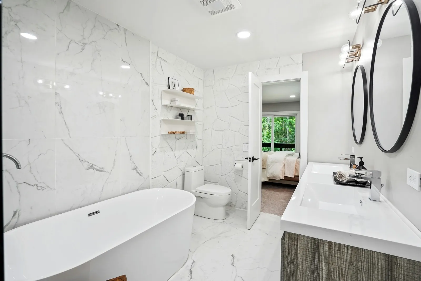 Dublin Spa Retreat bathroom remodel by Gentry Custom Remodeling in Dublin, Ohio