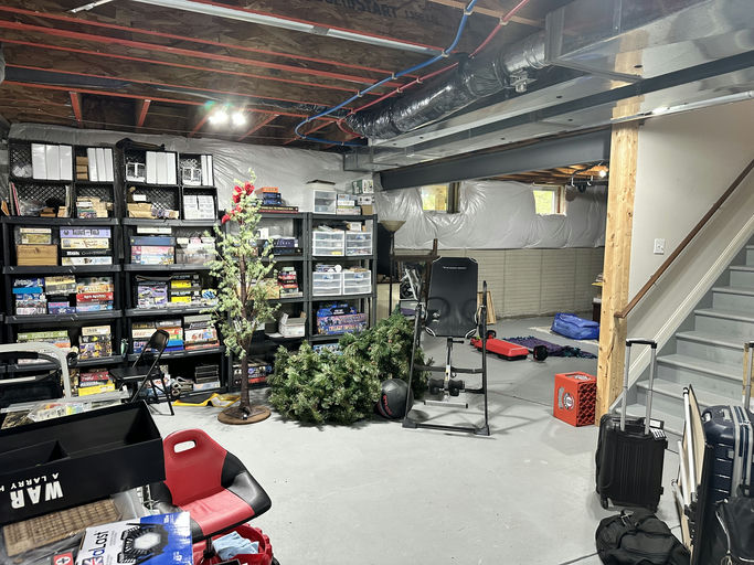 Powell Lower Level Renovation, before