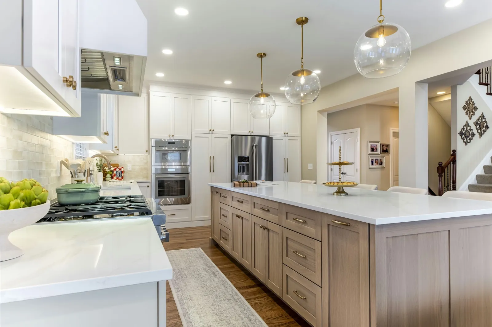 Kitchen detail by Gentry Custom Remodeling in Galena, Ohio