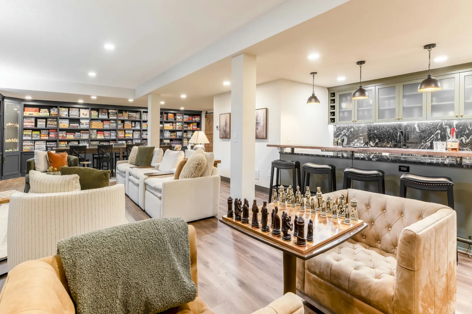 Basements remodel near Dublin, Ohio by Gentry Custom Remodeling