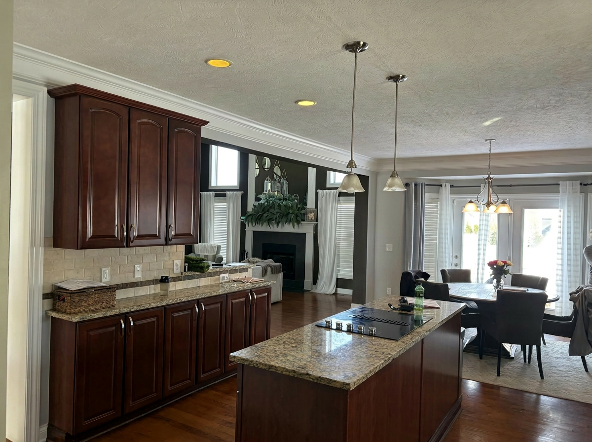 Modern Chef's Kitchen, before