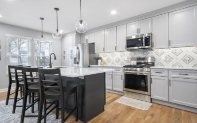 Contemporary Elegance: Transforming a Columbus Kitchen and Living Room