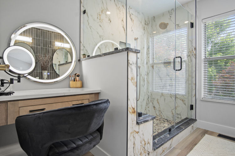 Custom bathroom remodel in Hilliard, Ohio